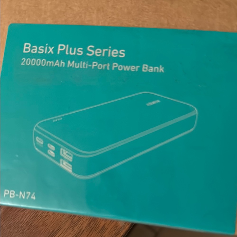 Basix Plus Series 20000mAh Power Bank NIB